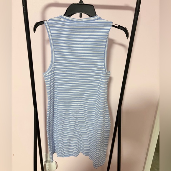 Wild Fable Sleeveless Button-Front Ribbed Mini Skater Dress Size L NWT - Picture 5 of 8